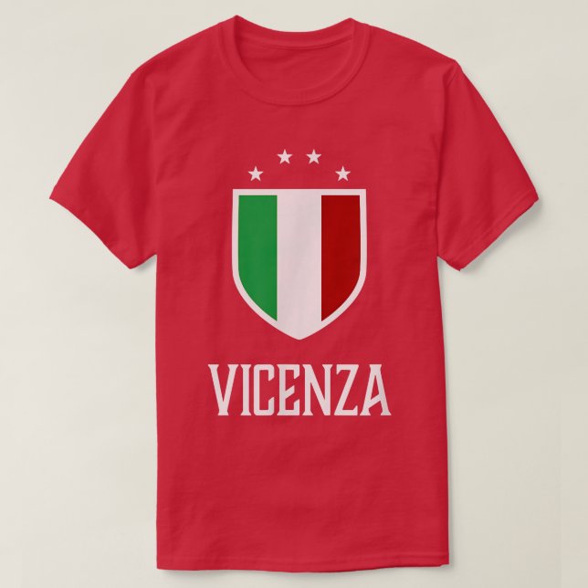 T-shirt Vicence, Italie - Italia italienne (Design devant)