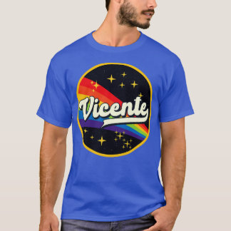 T-shirt Vicente Rainbow Dans L'Espace Style Vintage