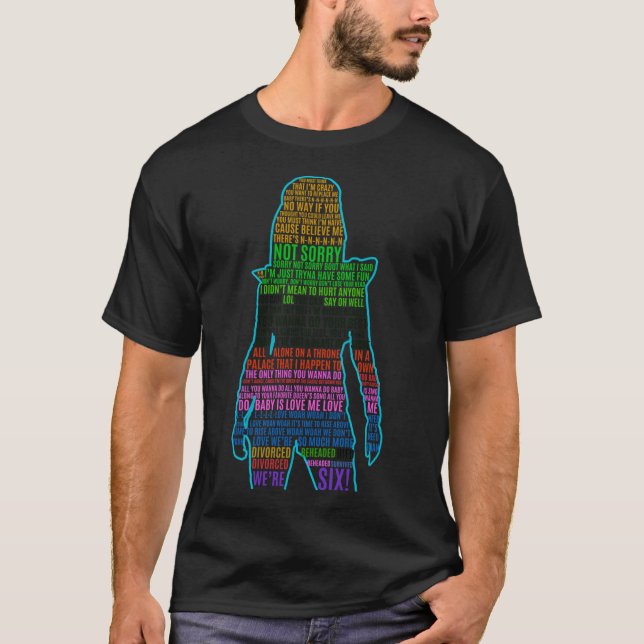 T-shirt Vicki Manser Six Every Alternate Silhouette (Devant)