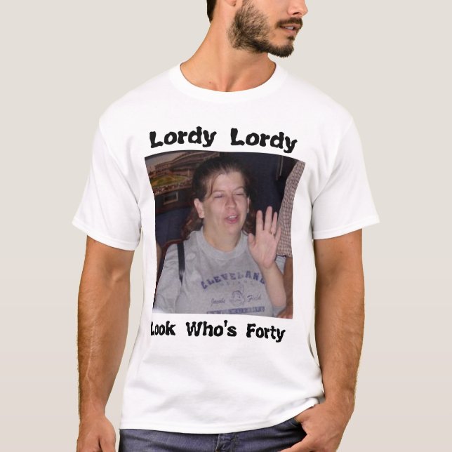 T-shirt Vicki quarantième (Devant)