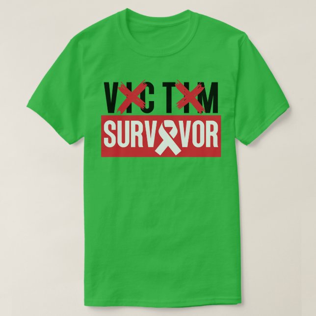 T-shirt Victime du survivant 13 (Design devant)