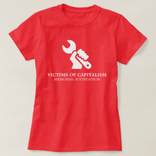 T-shirt Victimes de la satire du capitalisme