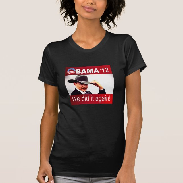 T-shirt Victoire 2012 de Barack Obama (Devant)