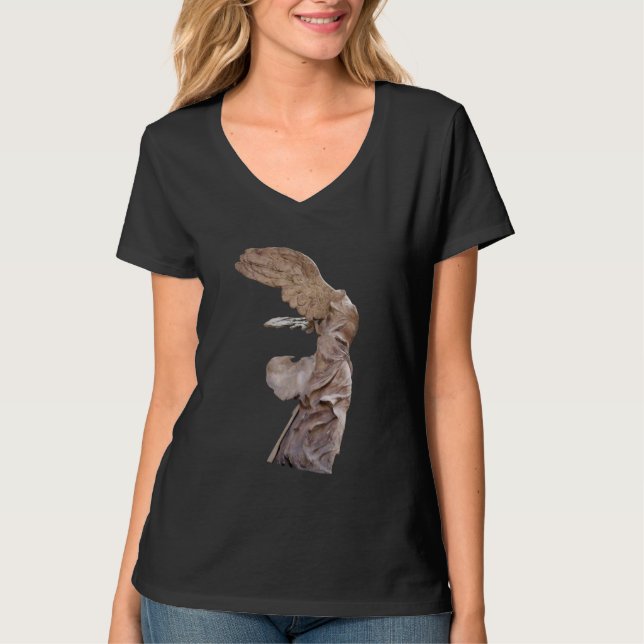 T-shirt Victoire ailée de Samothrace Sculpture classique V (Devant)
