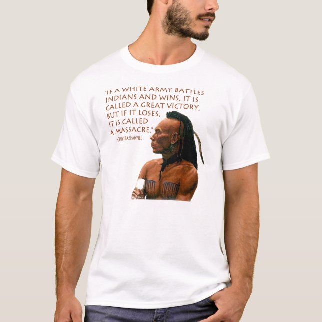 T-shirt Victoire contre le massacre (Devant)