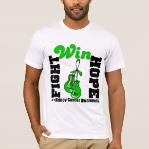 T-shirt Victoire d'espoir de combat - Cancer de rein