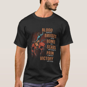 T-shirt Victoire Les Dernières Pour Toujours Cowboy Rodeo