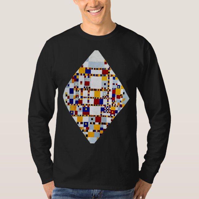 T-shirt Victoire Mondrian Boogie Woogie Neo Plasticisme Ab (Devant)