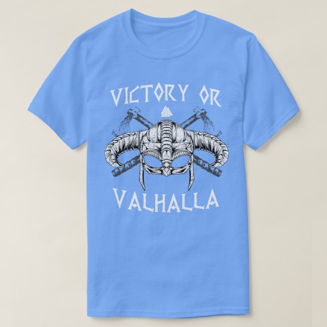 T-shirt Victoire ou Valhalla Viking 3 (Design devant)
