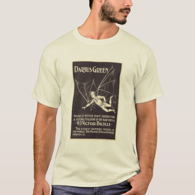 T-shirt Victor Bicycle Darius Green (Devant)
