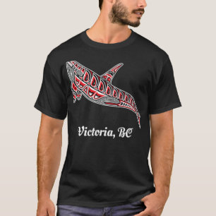 T-shirt Victoria (C.-B.) Canada Amérindien Orca Upward Kil