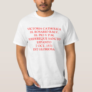 T-SHIRT VICTORIA CATHOLICA CAMISIA DE LEPANTO