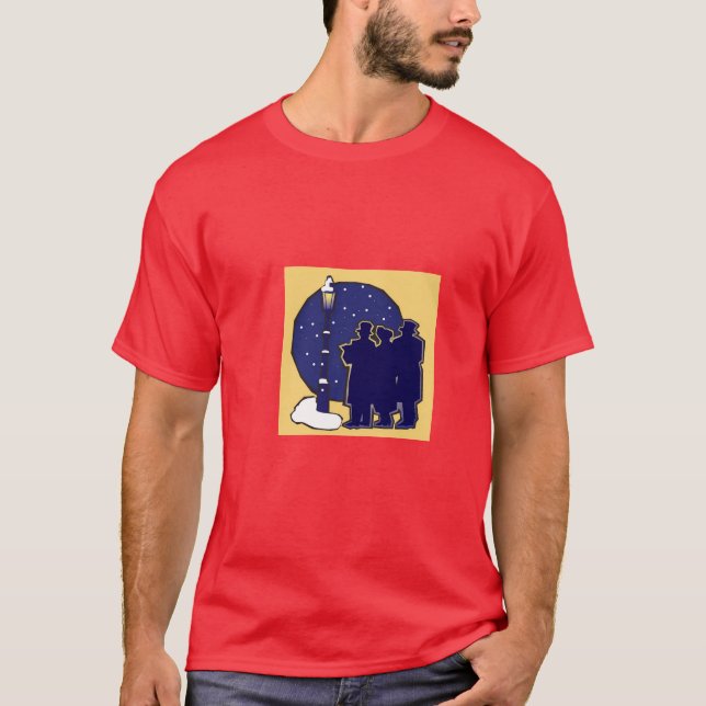 T-shirt victorien lyrique de Carolers (Devant)