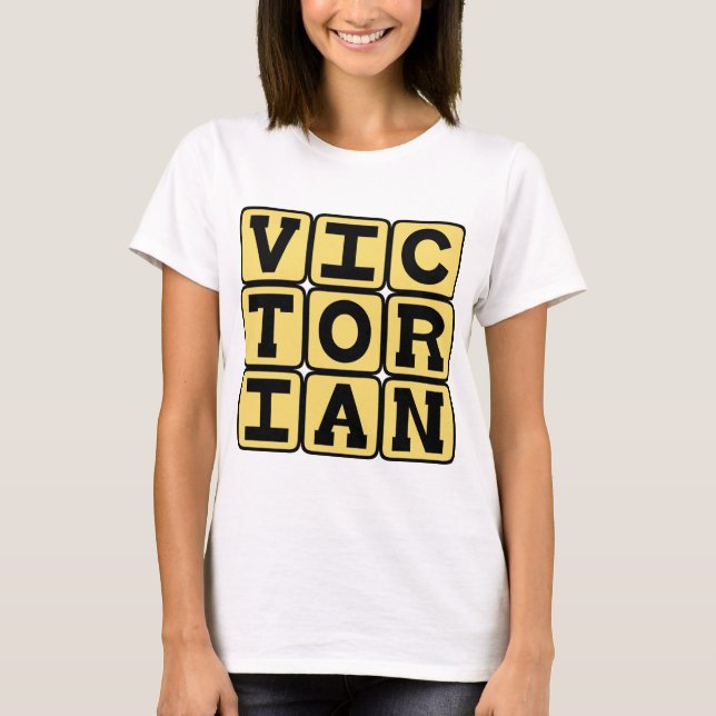 T-shirt victorien, style architectural (Devant)