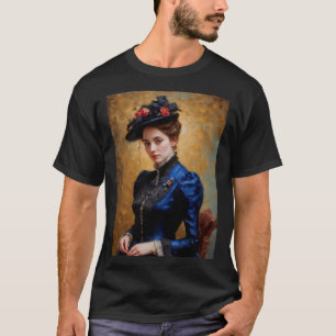 T-shirt Victorienne Anglais Lady Portrait Peinture