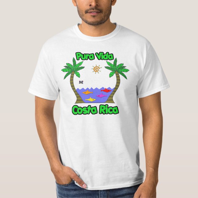 T-shirt Vida Costa Rica (Devant)