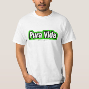 T-shirt Vida, Costa Rica - customisé