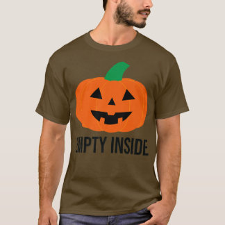 T-shirt Vide À L'Intérieur Du Citrouille Vide À L'Intérieu