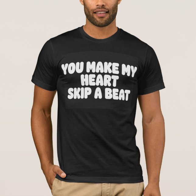 T-shirt Vide Noir Profond (Devant)
