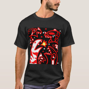T-shirt Vide Snakey Doodly