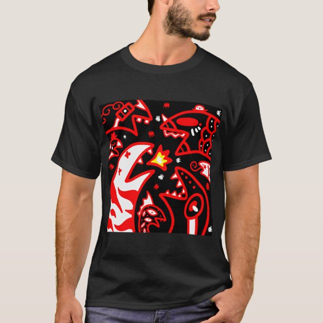T-shirt Vide Snakey Doodly (Devant)