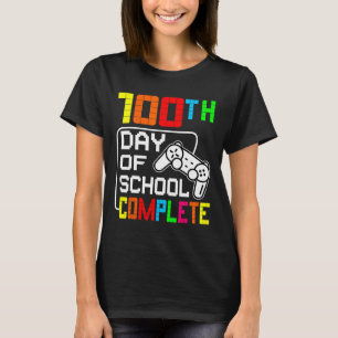 T-shirt Vidéo de jeu complet pour le 100e jour d'école Cad