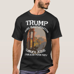 T-shirt Vidéo de masturbation publique de Trump singe WH Z