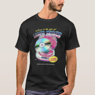 T-shirt Vidéo de nuit LaserDisc Vidéo de nuit 80s 90s Tech