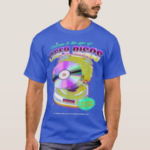 T-shirt Vidéo de nuit LaserDisc Vidéo de nuit 80s 90s Tech