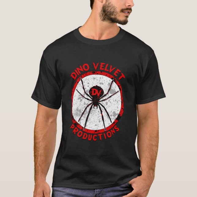 T-shirt Vidéo Dino Velvet Productions 8 mm (Devant)