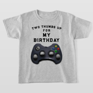 T-shirt Vidéo drôle d'anniversaire pour un joueur de jeux