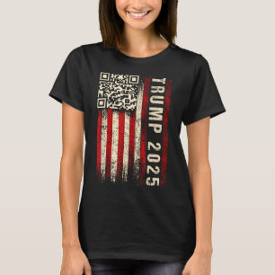 T-shirt Vidéo drôle de code QR de Donald Trump dansant 474