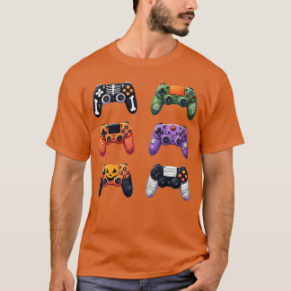 T-shirt Video Game Bruh Retro Halloween Gaming Controller 