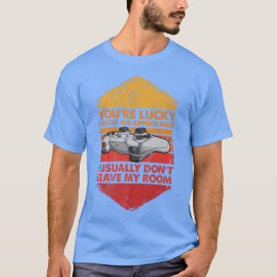 T-shirt Video Game Controller Boys You're Lucky I Made an