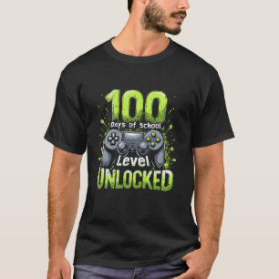 T-shirt Video Gamer Étudiant 100e jour Enseignant 100 jour