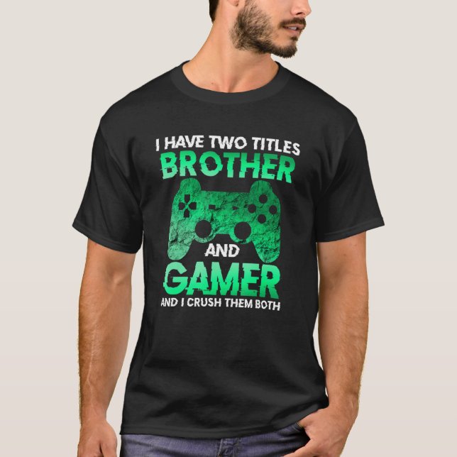 T-shirt Video Gamer Gifts for Boys Teens Funny Gaming Brot (Devant)