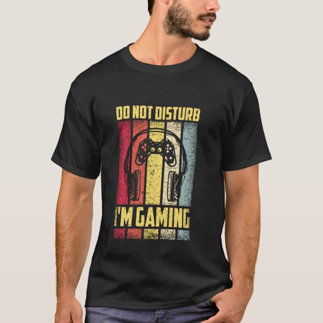 T-shirt Video Gamer Pour Ados Boya Ne dérangez pas Je suis (Devant)