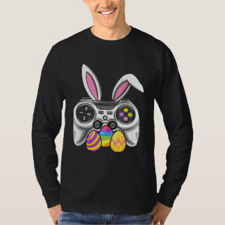 T-shirt Video Games Easter Day Bunny Egg  Gamer Boys Girls