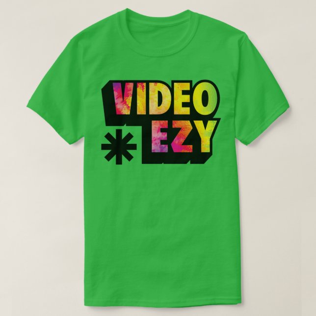 T-shirt Vidéo TieDye Ezy (Design devant)