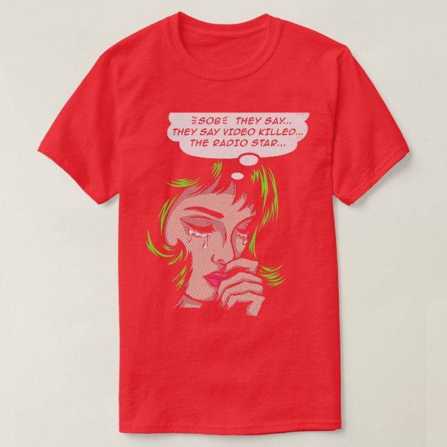 T-shirt Vidéo tuée par Radio Star (Design devant)