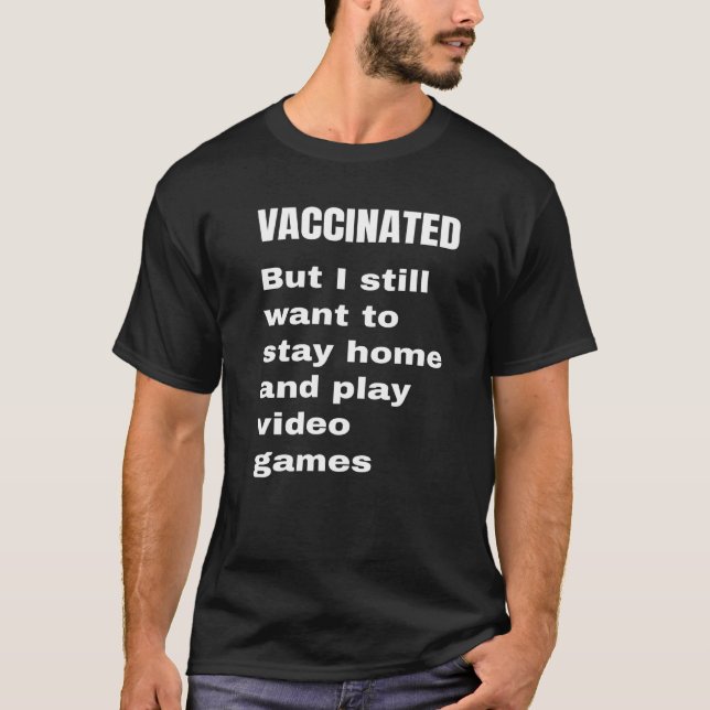 T-shirt Vidéo Vaccination Gamer Pro Vaccination Jeu Quot (Devant)