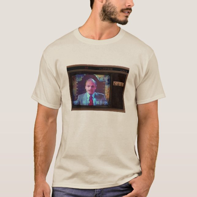 T-Shirt Videodrome Cronenberg Brian Oblivion (Devant)
