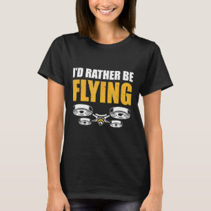 T-shirt Vidéographe du pilote de drone volant Quadcopter I