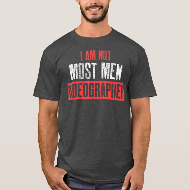 T-shirt Vidéographe La plupart des hommes Vidéographie cin (Devant)