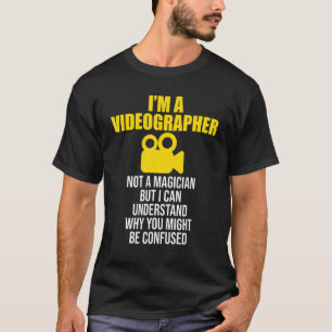 T-shirt Vidéographe Magicien Vidéographie cinéaste 2
