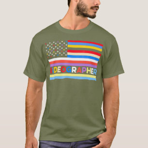 T-shirt Vidéographe Pratique Vidéographie Filmmaker Cadeau