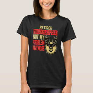 T-shirt Vidéographe retraité Chasse aux cerfs