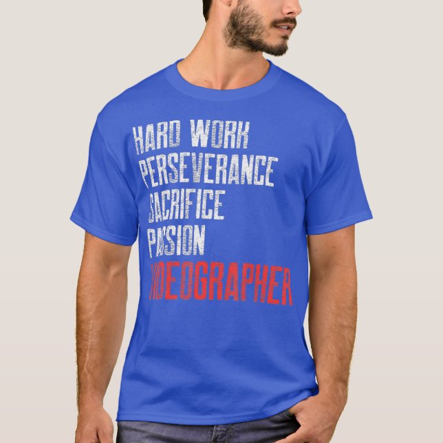 T-shirt Vidéographe Sacrifice Vidéographie cinéaste (Devant)