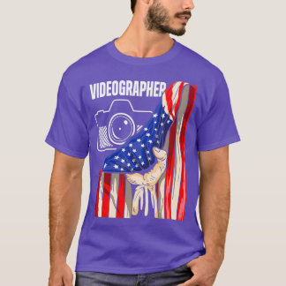 T-shirt Vidéographe USA Vidéographie cinéaste Cadeau