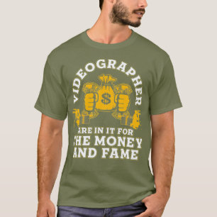 T-shirt Vidéographe Vidéo Vidéo cinéaste Cadeau